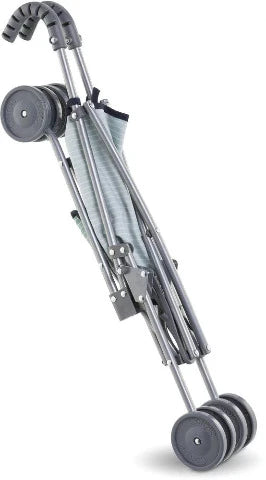 Corolle Umbrella Stroller for 14" & 17" Doll - Sage Stripe