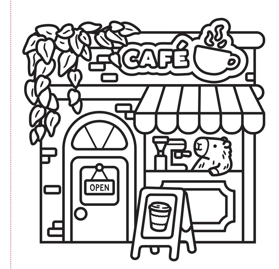 Color Me Comfy Adult Colouring Book