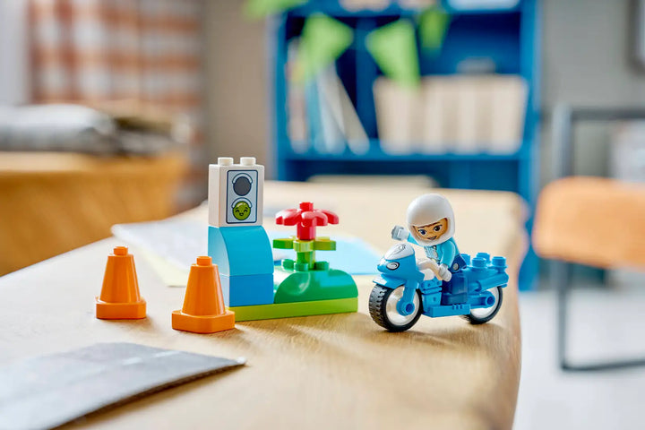 LEGO® Duplo® Blue Police Motorcycle