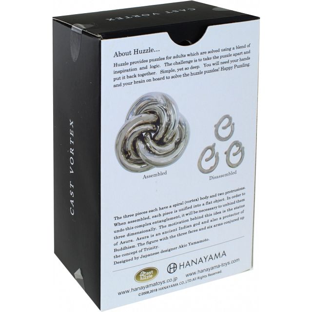 Huzzle Cast Vortex Metal Puzzle