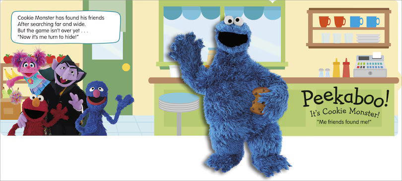 Pop-Up Peekaboo! Sesame Street Cookie Monster