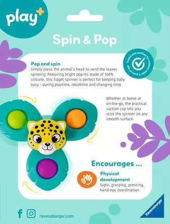 Ravensburger Play Spin &amp; Pop: Leopard