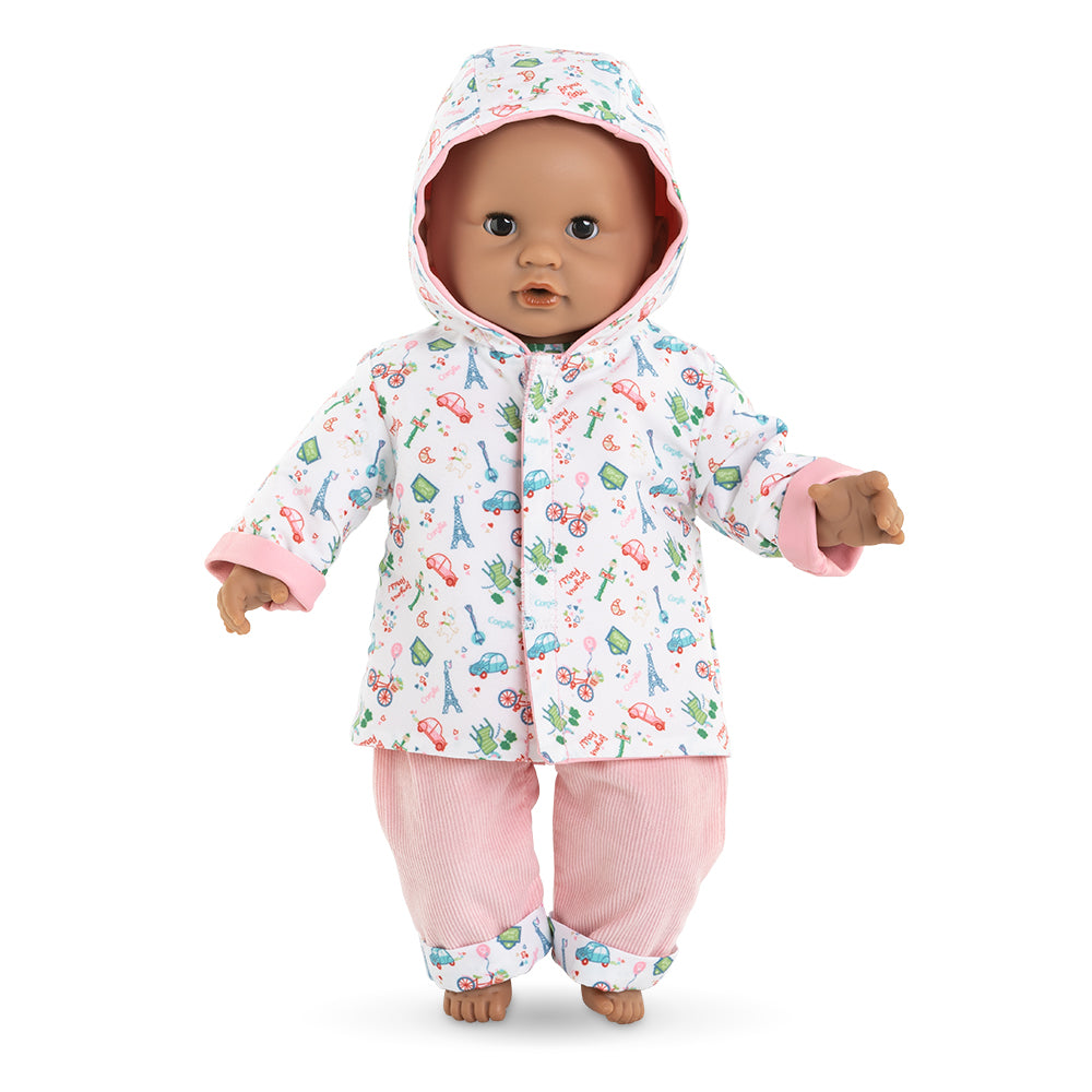 Corolle Baby Doll Weekend in Paris Reversible Raincoat for 12" Doll