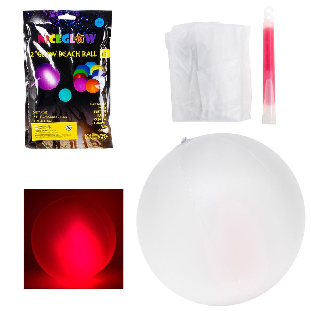 Neon Glow 12" Beach Ball