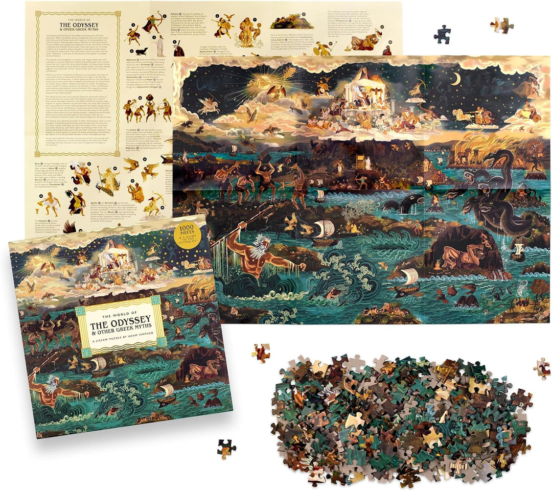 The World of the Odyssey &amp; Other Greek Myths: A 1000pc Jigsaw Puzzle