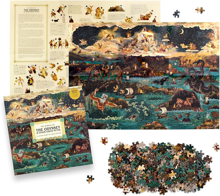 The World of the Odyssey &amp; Other Greek Myths: A 1000pc Jigsaw Puzzle