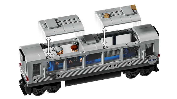 LEGO® Marvel Spider-Man vs. Doc Ock Subway Train Scene
