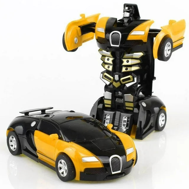 Transforming Robot Friction Car