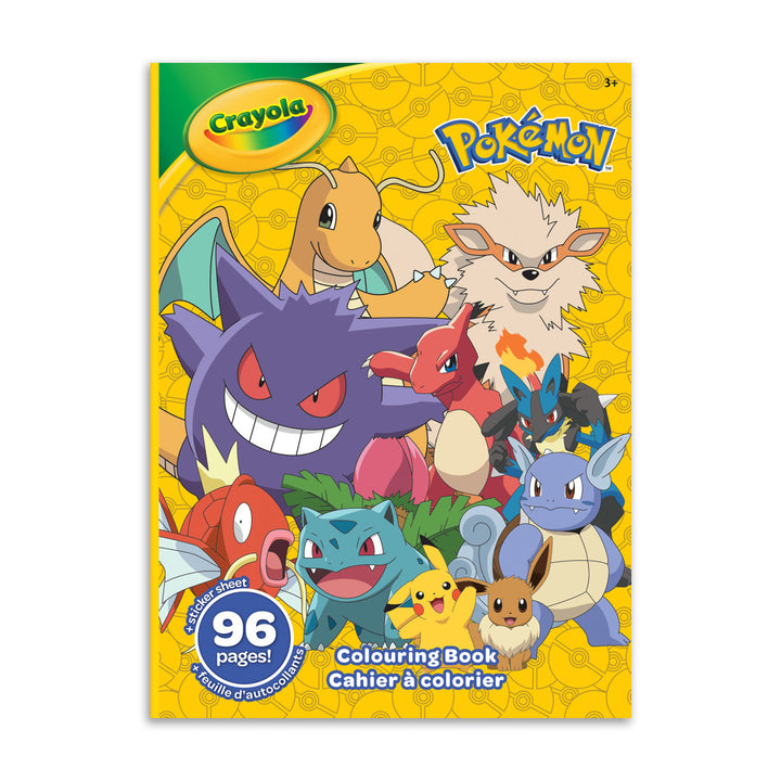 Crayola Pokemon 96pg Colouring Book