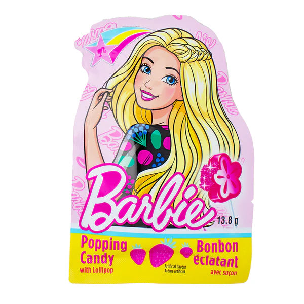 Barbie Popping Candy With Lollipop