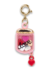 CHARM IT! Gold Jar Of Hearts Shaker Charm