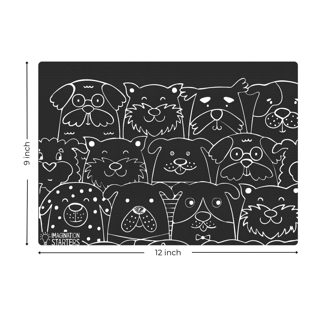 Cats &amp; Dogs Chalkboard Placemats