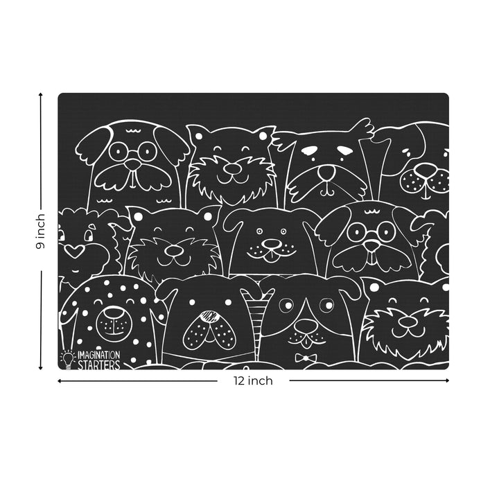 Cats &amp; Dogs Chalkboard Placemats