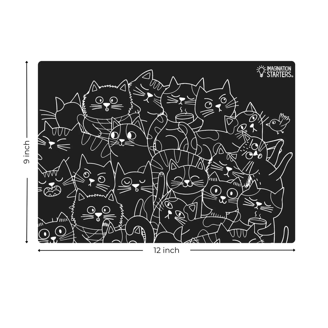 Cats &amp; Dogs Chalkboard Placemats