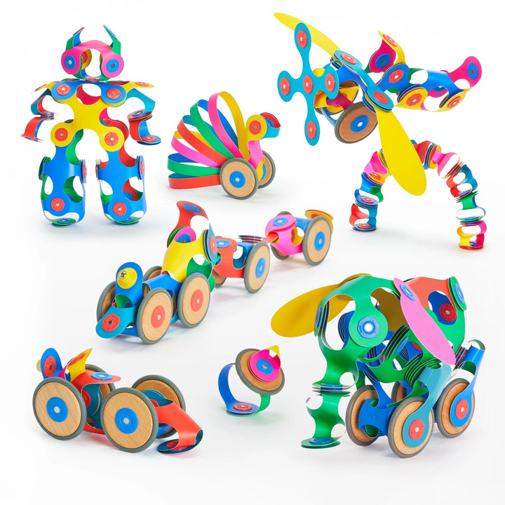 Clixo Wheel Creator Pack- 72 Pcs