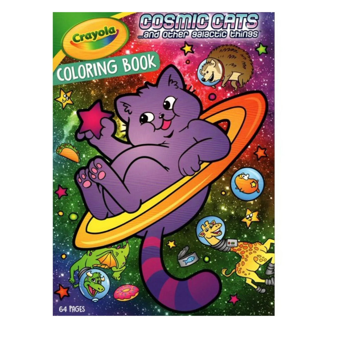 Crayola Cosmic Cats Colouring Book
