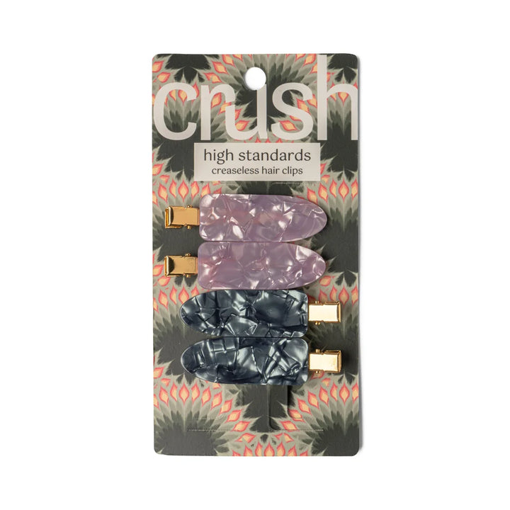 Creaseless Hair Clips 4pack Assortment