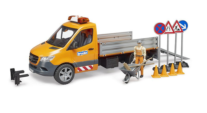 MB Sprinter Municipal Vehicle With Worker, Light & Sound