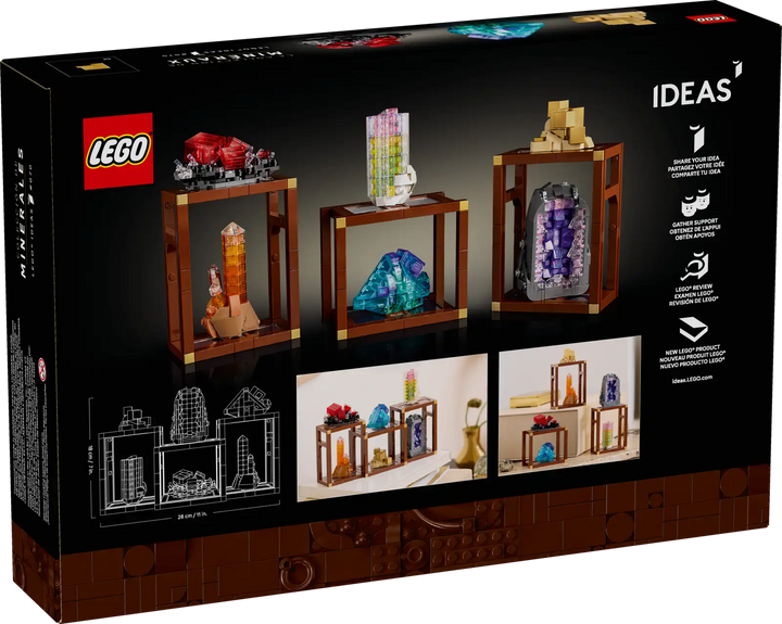 Lego Ideas Mineral Collection