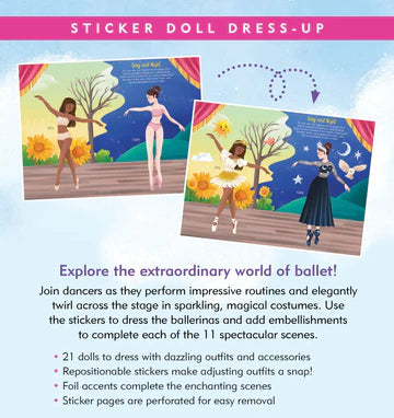 Ballet Sticker Doll Dress-Up Book