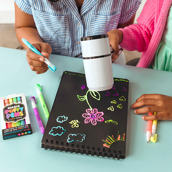 Magic Puffy Neon Pens