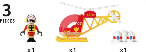 BRIO World Firefighter Helicopter