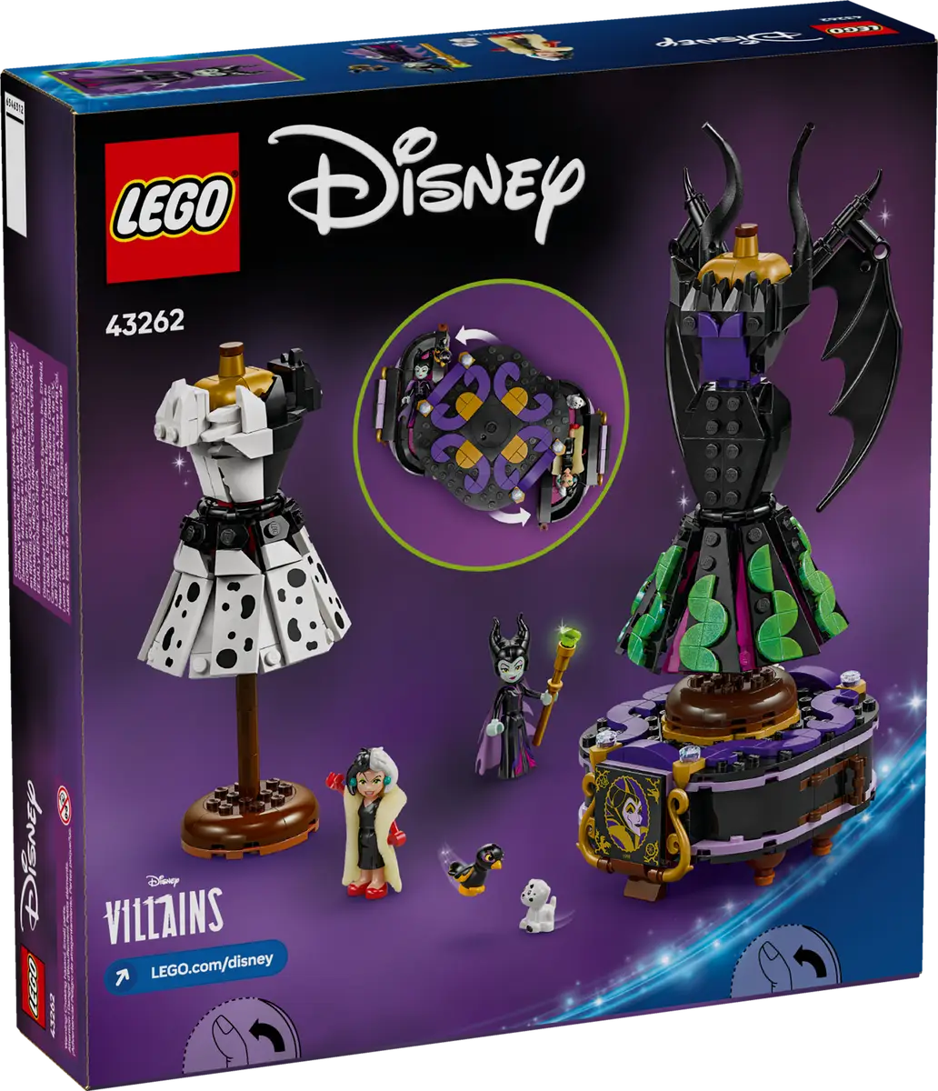 Lego® Disney Maleficent's and Cruella De Vil's Dresses