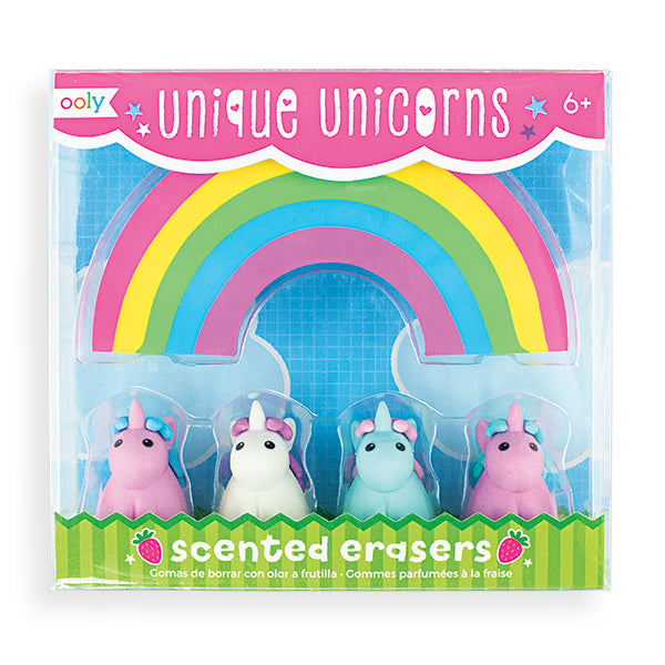 Unique Unicorns Scented Erasers