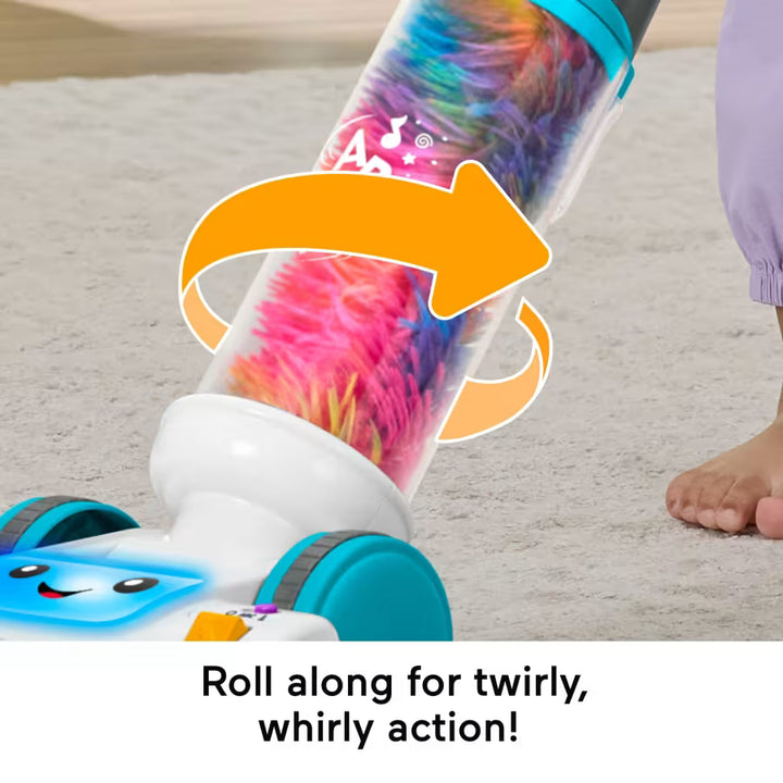 Fisher-Price Laugh &amp; Learn 2-in-1 Vacuum With Lights &amp; Music