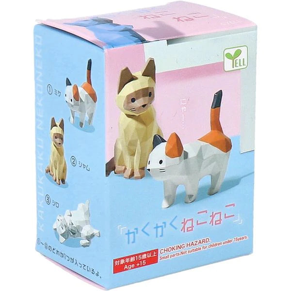 Kaku Kaku Neko Neko Polygon Cat Japanese Blind Box  - FINAL SALE
