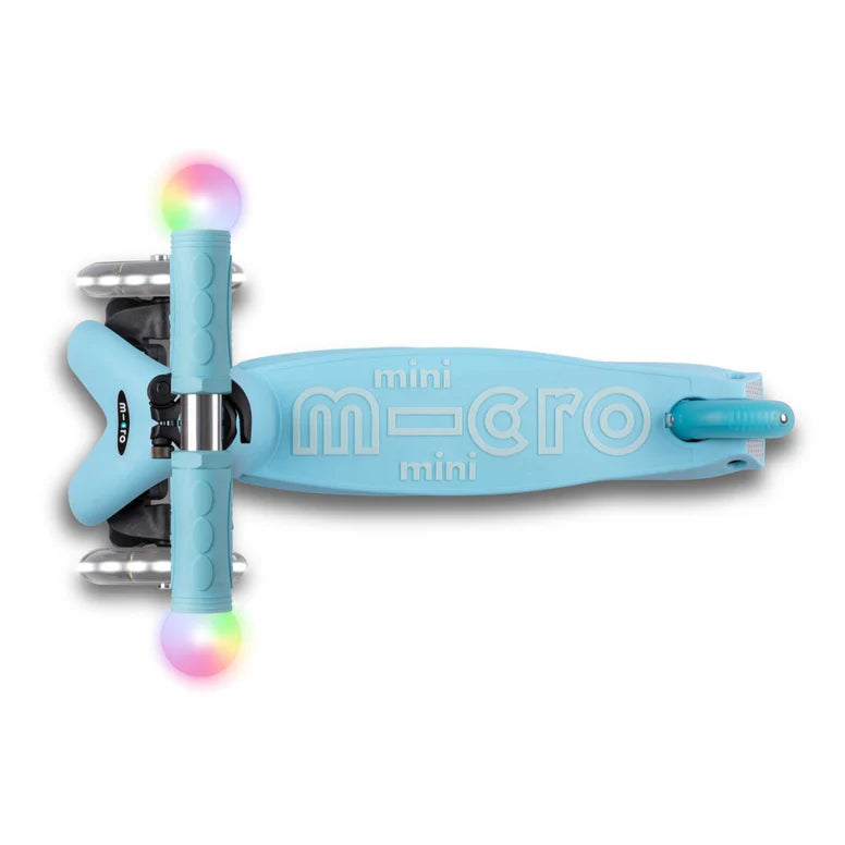 Sky Blue Micro Mini2Grow Deluxe Magic LED Scooter