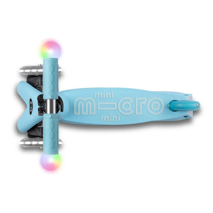 Sky Blue Micro Mini2Grow Deluxe Magic LED Scooter