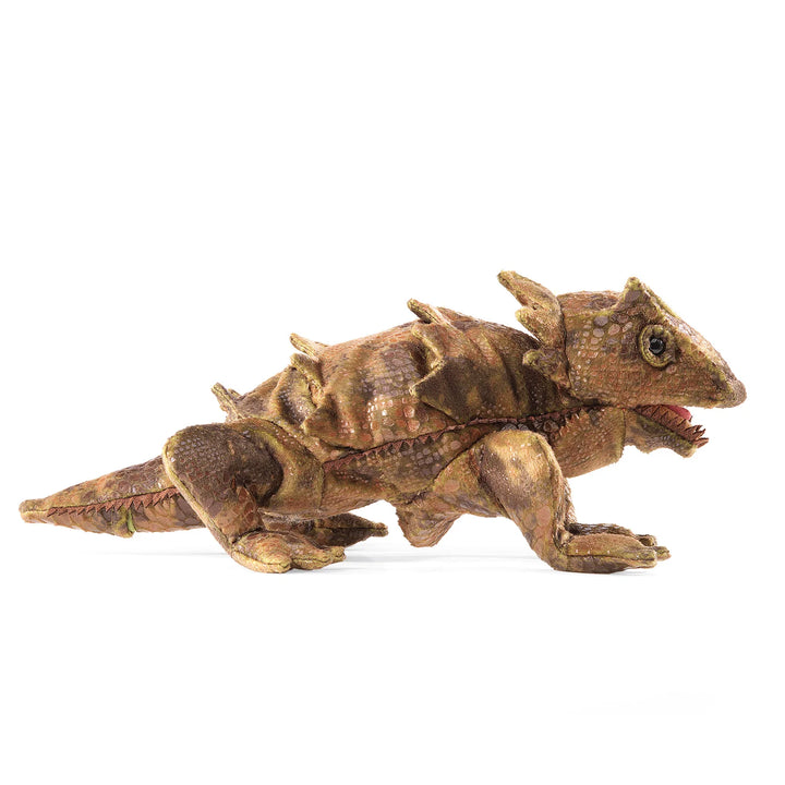 Folkmanis Horned Lizard Puppet Hand Puppet
