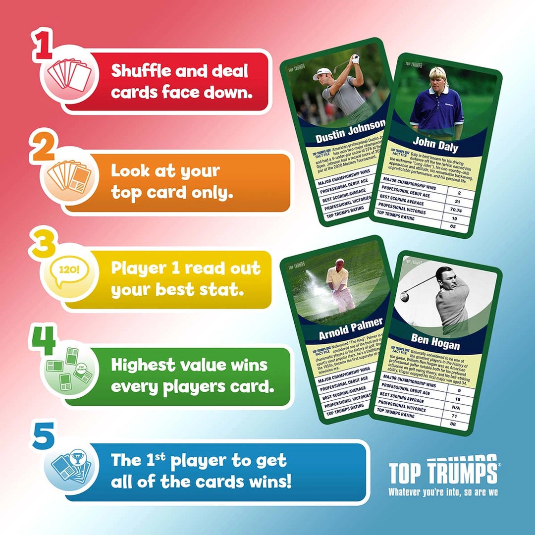 Top Trumps: Greatest Golfers