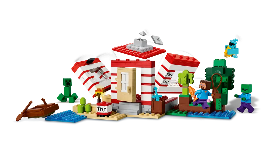 LEGO® Minecraft® The TNT Jungle House