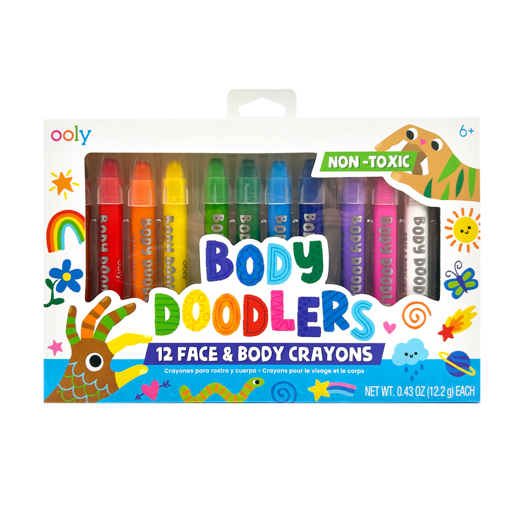 Body Doodlers Face & Body Crayons