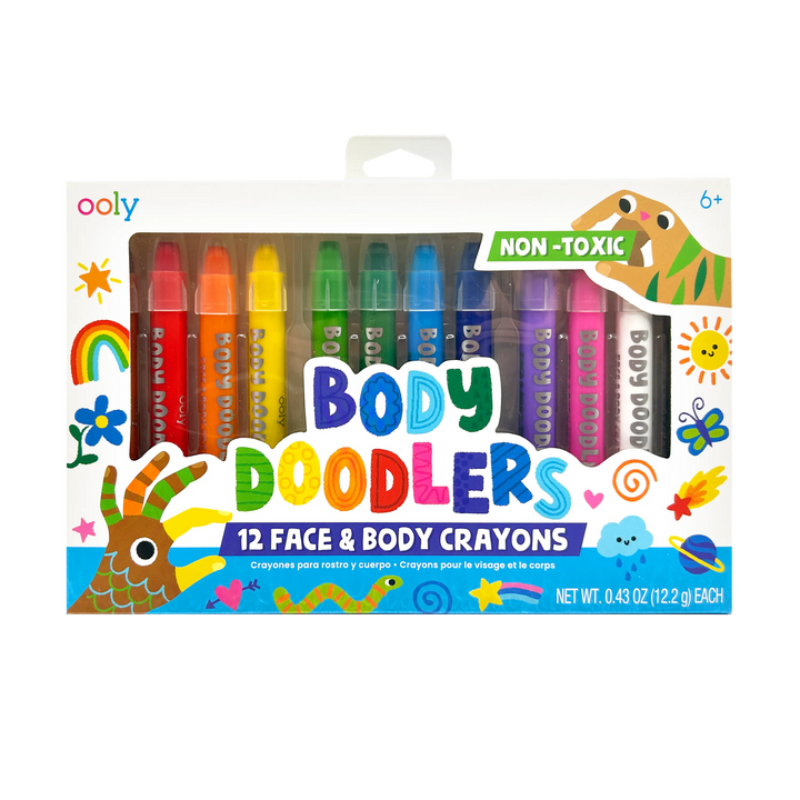 Body Doodlers Face & Body Crayons