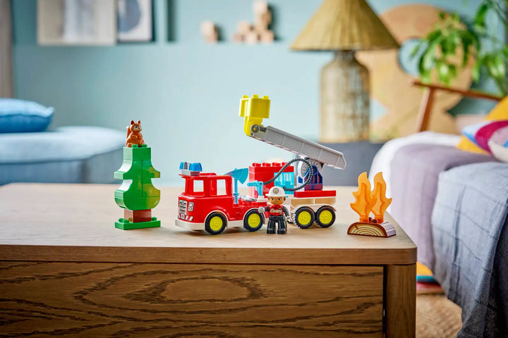 LEGO® Duplo® Fire Truck with Hose and Firefighter