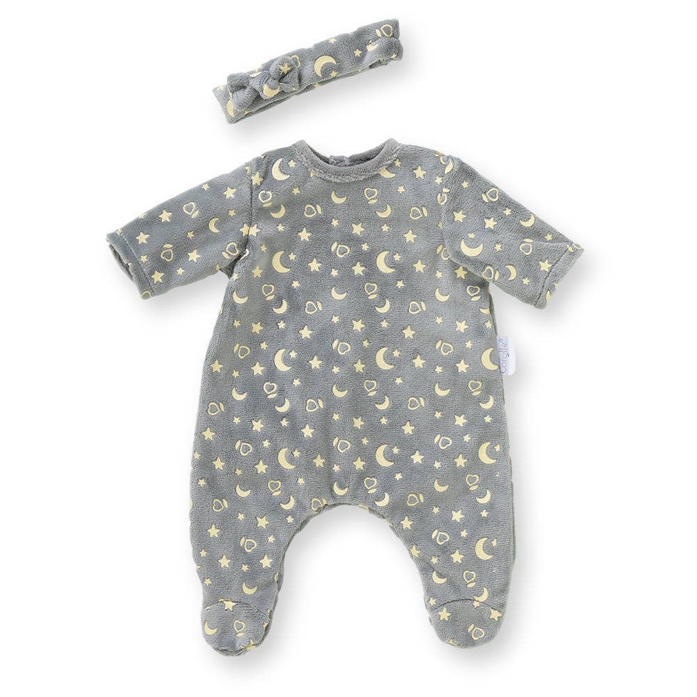 Corolle Glow in The Dark Pajamas & Headband for 12" Baby Doll