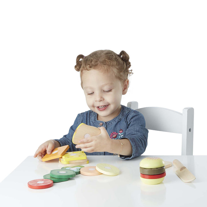 Melissa & Doug: Wooden Sandwich Making Play Set