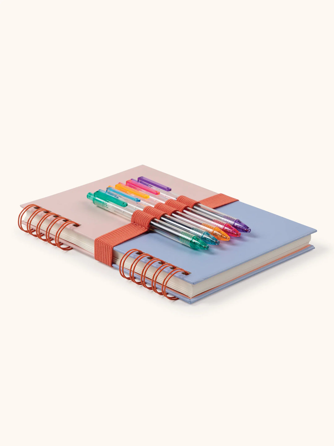 Coral & Salt Water Harper Split-Spiral Notebook & Pen Set