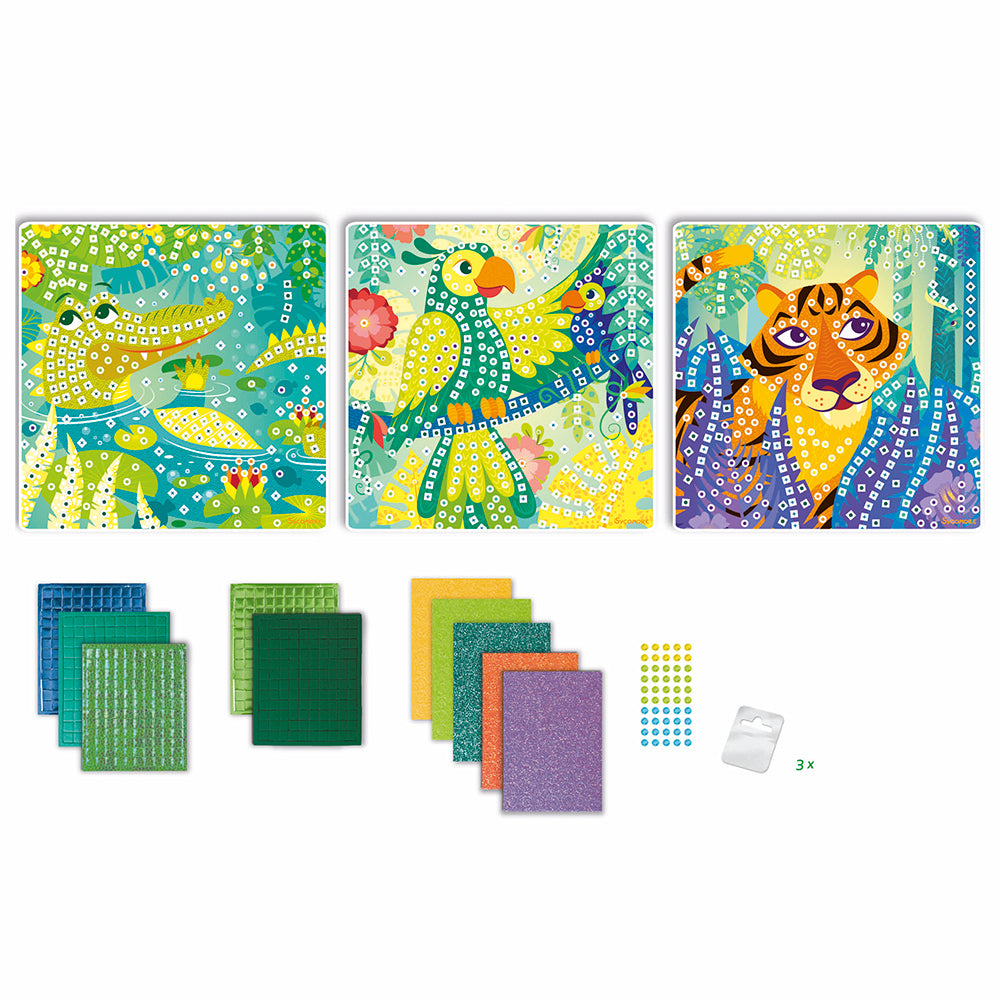 Stick'N Fun - Small 3 Mosaics - Jungle