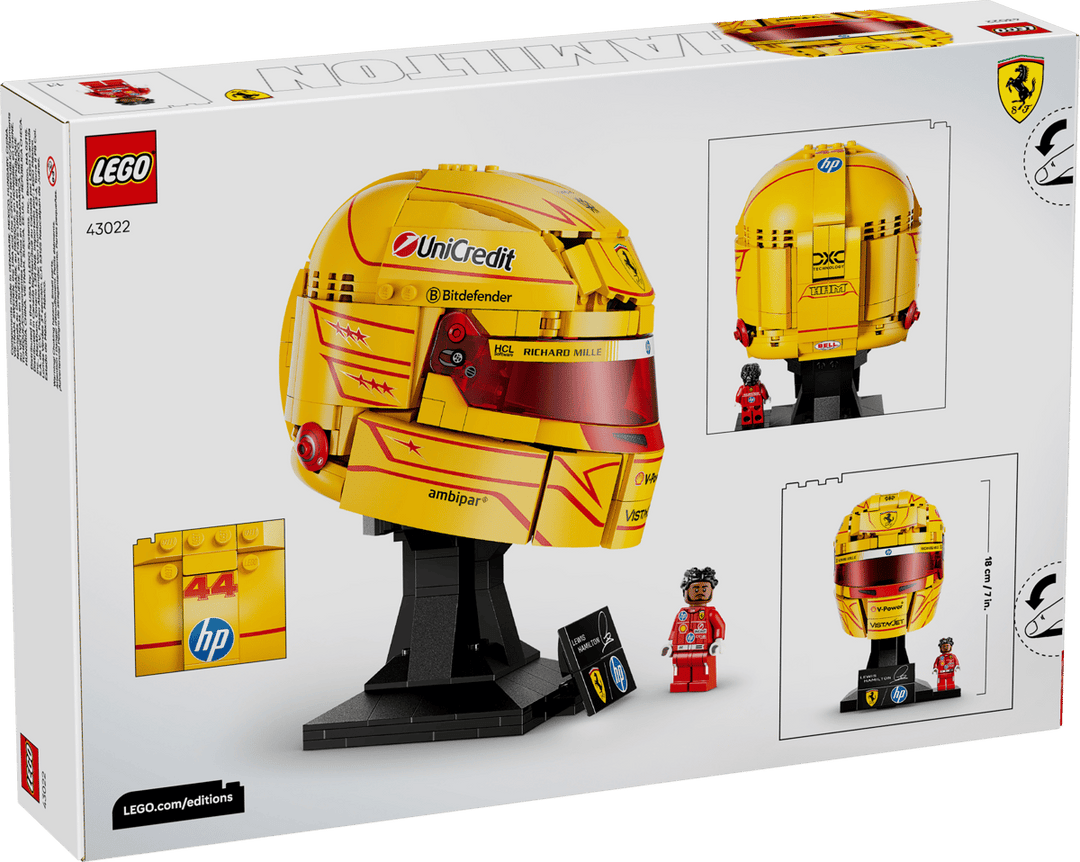 LEGO® Editions Scuderia Ferrari HP Lewis Hamilton Helmet
