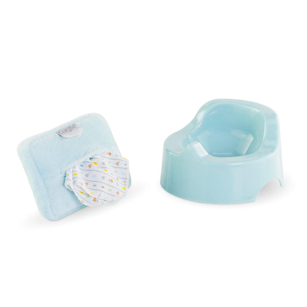 Corolle Accessories - Potty and Wipe for 12/14" Baby Doll