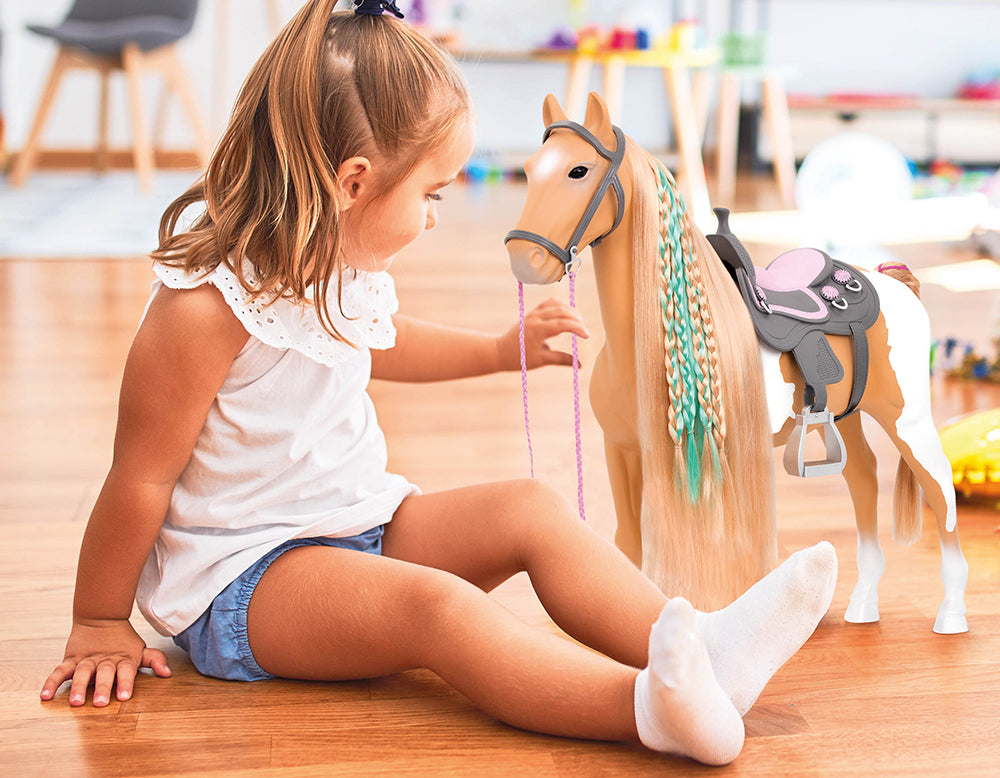 Our Generation Palomino Paint Hair Play Horse