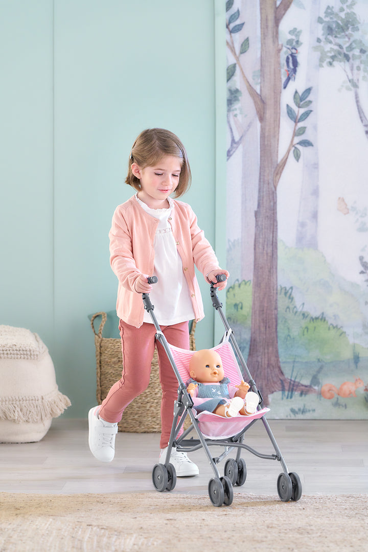 Corolle Pink Umbrella Stroller for 14"/17" Doll