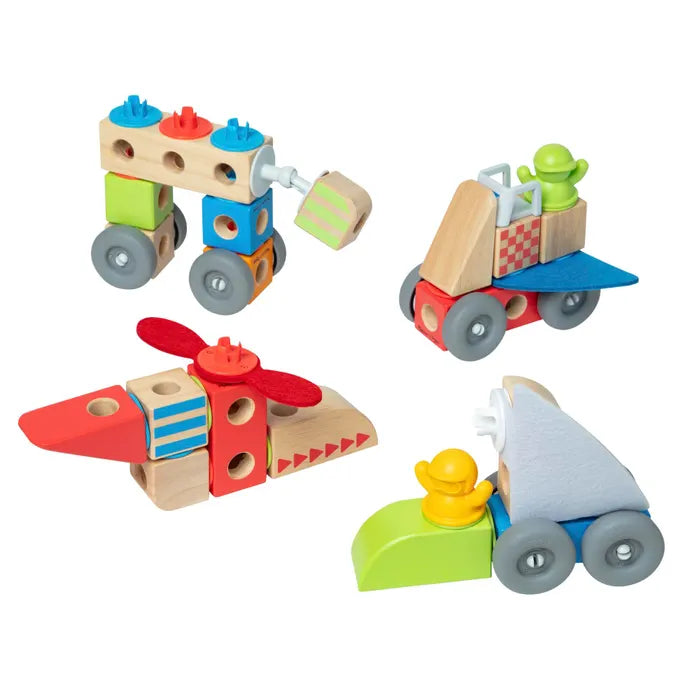 Melissa & Doug Blockables Vehicles Play Set
