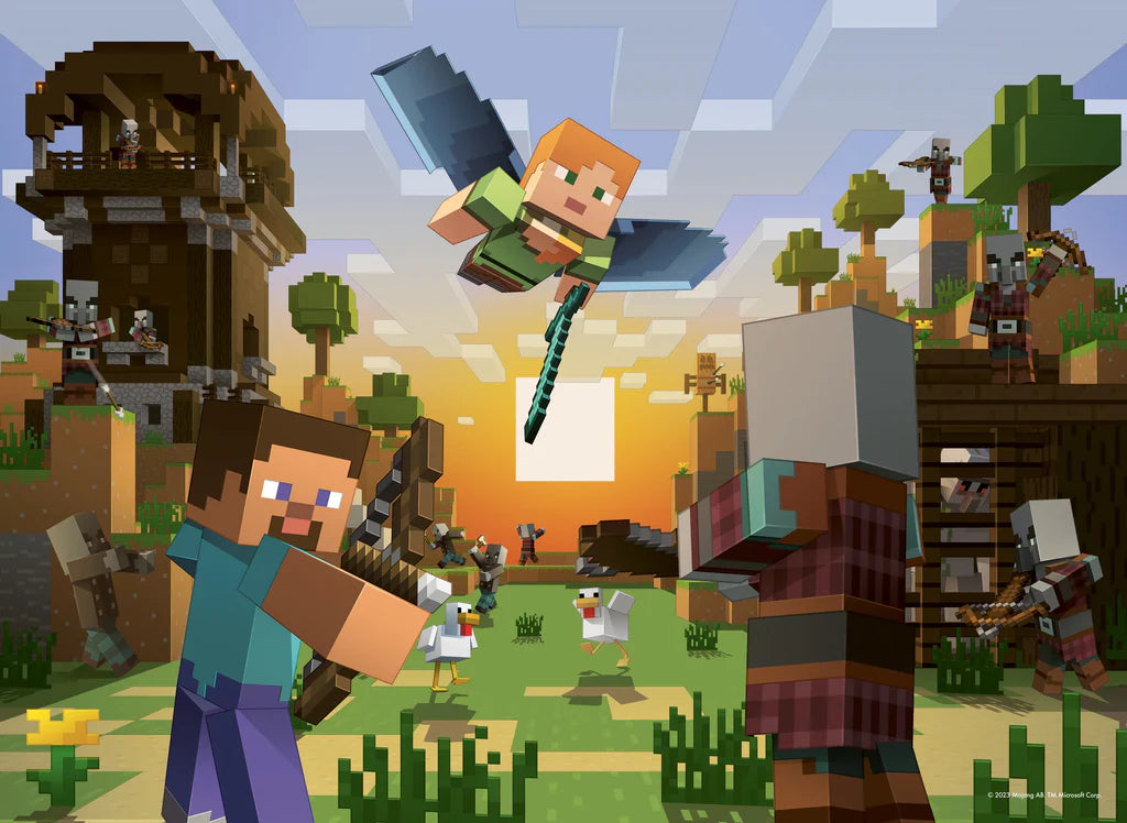 Ravensburger Minecraft 4 x 100pc Puzzle