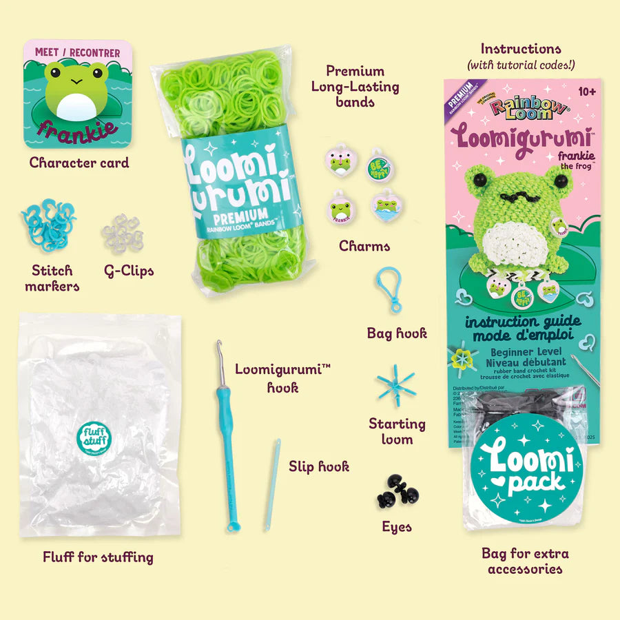 Rainbow Loom  Loomigurumi Kit – Frog