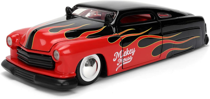 1:24 HWR Disney 1951 Mercury Coupe with Mickey Figure